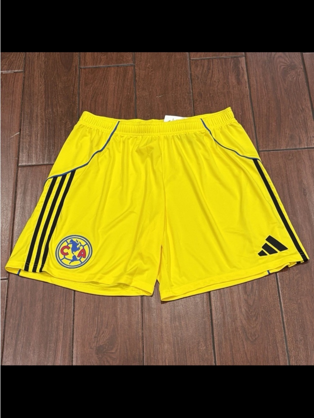 Adidas Club America 25/26 Home Yellow Shorts JN8611, Men’s Sizes S-XL